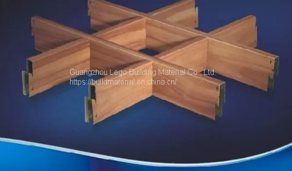 Beautiful And Multifunction Ceiling Aluminium grille ceiling photo-4