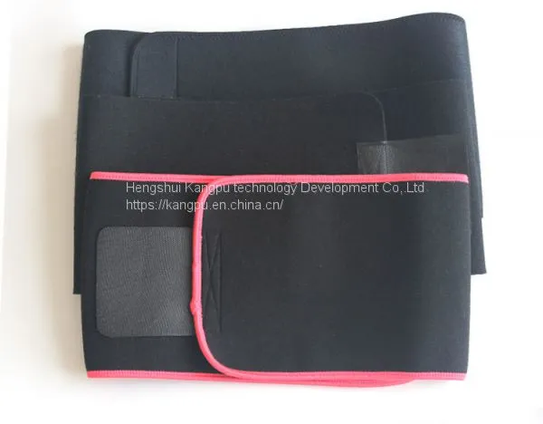 2019 Hot Sale Custom Elastic Sweat Waist Trimmer Slimming Belt Tummy Trimmer Exercise Waist Band photo-4