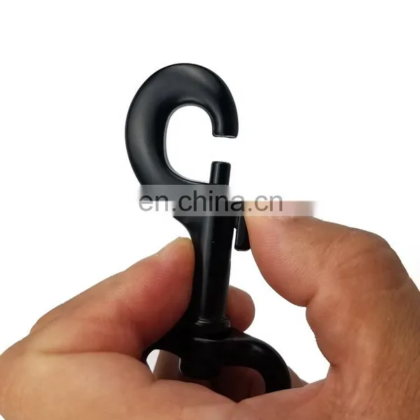 Factory Black Spray-paint Zinc Alloy Swivel Snap Hook for Dog Leash photo-2
