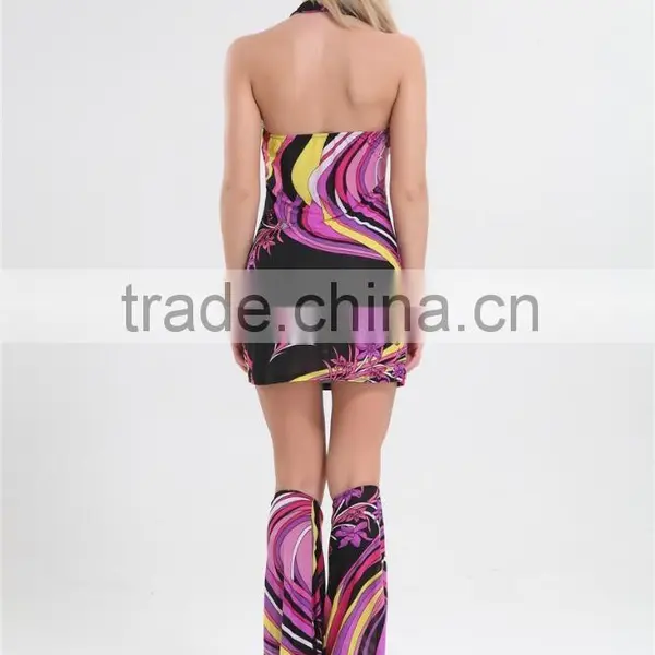 Walson Sexy Costume Flapper 60s 70s Hippier Costume Holloween Costume for Ladies photo-2