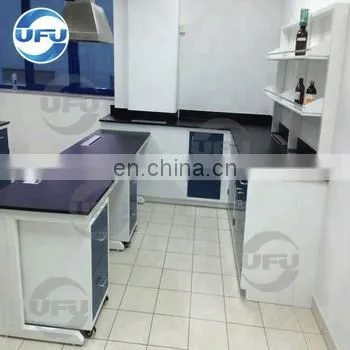 SEFA Approved Chemical Full Steel Lab Wall Bench With Cabinet photo-3