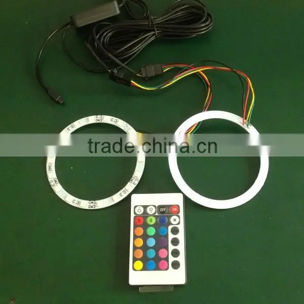 Universal 5050SMD RGB Ring Angel Eyes 80mm 90mm 100mm 110mm 120mm 130mm 140mm photo-2