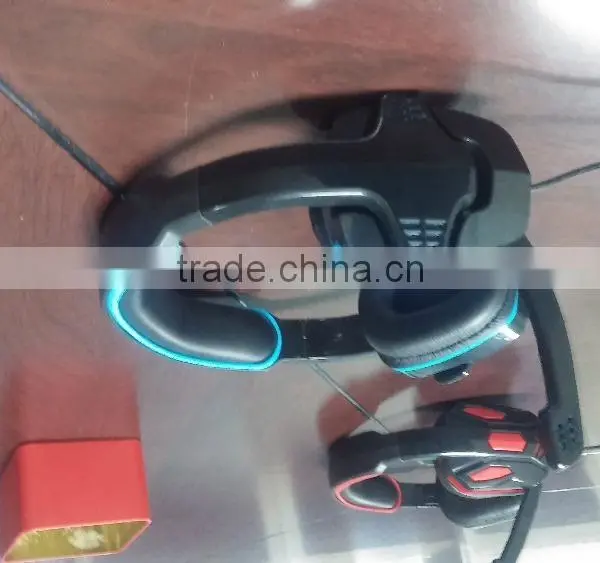 high test wired gaming headset with long wire good player headset