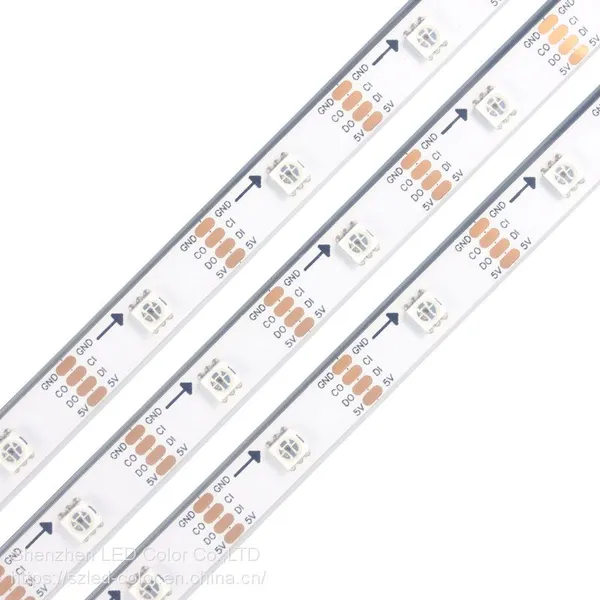 APA102 RGB 30D LED Light Waterproof 5050 Multi Color LED Strip LC8823 photo-5