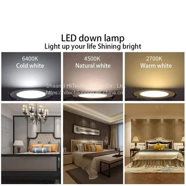 LED Downlight 5W 9W 12W 15W LED Ceiling Lights Round Recessed Lamp Dimmable Waterproof LED Spotlight For Bathroom Kitchen photo-3