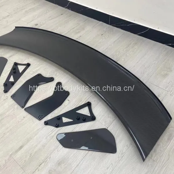 For Mclaren 540 570 Converted GT4 Carbon Fiber Spoiler Facelift photo-2