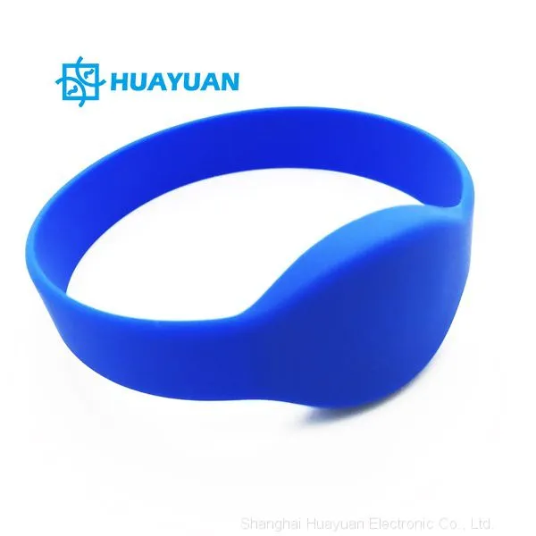 Customized Color Passive NFC Bracelet RFID Silicone Wristband for GYM Fitness Center photo-3