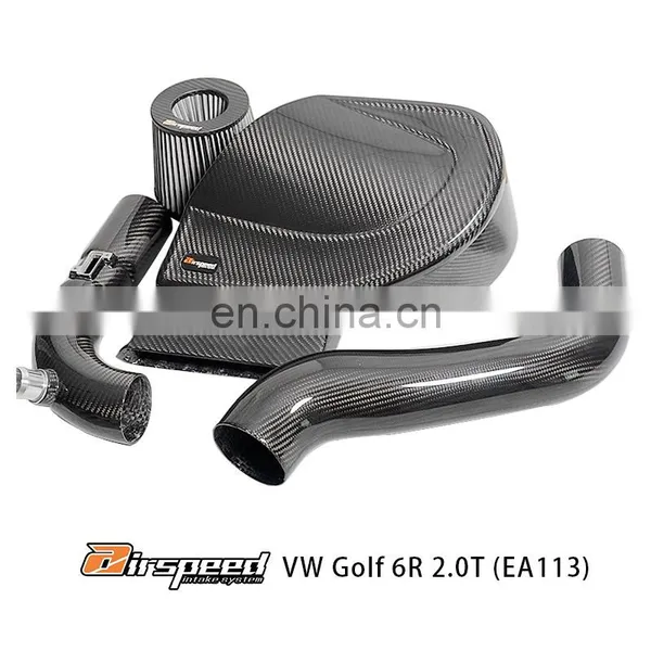 Supplier Good Quality Lower Price Promotion Carbon Components Carbon Fiber Cold Air Engine Intake For VW Golf 6R EA113 photo-5