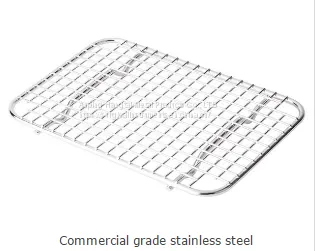 Half Sheet Pan for Baking With Stainless Steel Oven Safe Cooling Rack Cooling Wire Racks Stainless Steel Cooling Racks photo-2