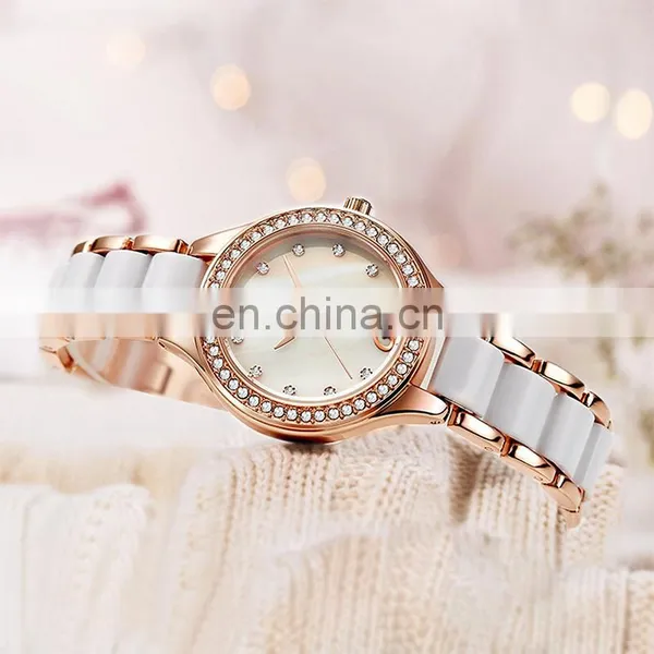 Sinobi Women Watches Luxury Diamond Wristwatch Fashion Watches S9581L Digital Watch For Girl