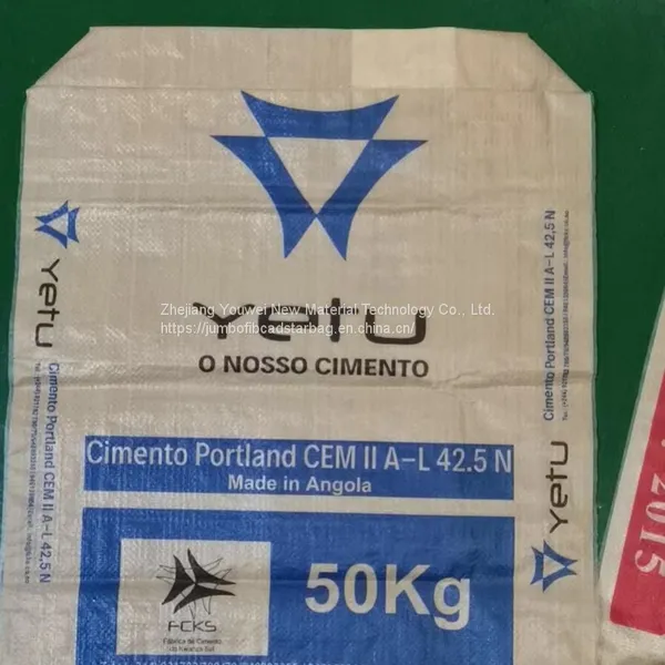 MoistureProof Lamintaed Polypropylene Cement Bags For Plaster / Putty Powder / Mortar Packing