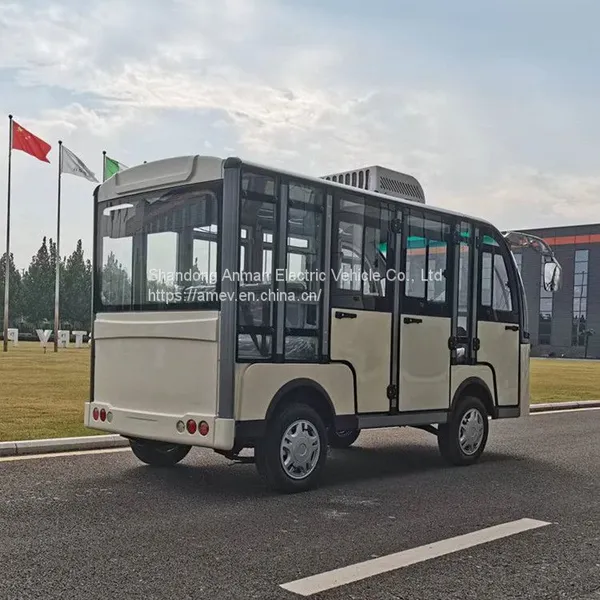 Made in China, High-quality Electric Sightseeing Car, 8-seater Enclosed Golf Cart photo-3