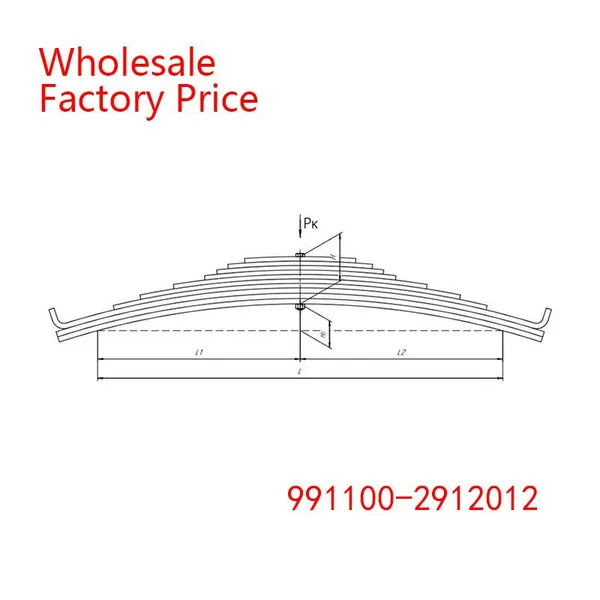 991100-2912012 Leaf Spring Wholesale For MAZ photo-2