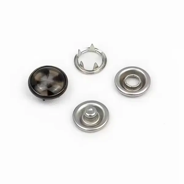 Factory Stock Buttons Stainless Steel or Brass Material Colors Pearl Snap Button Prong Pearl Snap Button for Shirts Clothing photo-5