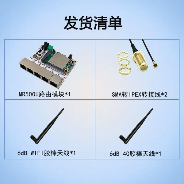 Industrial-grade 4G Plug-in Card Router, Fully Compatible With All Networks, WIFI Internet Access, Remote Video Surveillance, and Network CPE MR500U photo-4