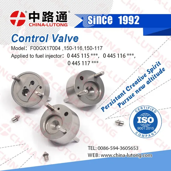 F00GX17004 Bosch Piezo Injector Control Valve Common Rail Valve
