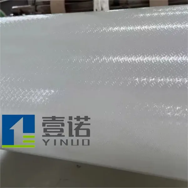 Runsing Strength Embossed FRP Textured Surface Cutting Processing Service Polyurethane Insulation Foam Cold Room Matt FRP Panel photo-6