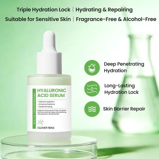 Anti-Aging Serum Face Care Firming Hydrating Smoothing Hyaluronic Acid Facial Essence Serum photo-2