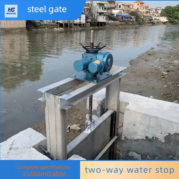 Salt Corrosion Resistant 316 Stainless Steel Sluice Gate Coastal Tidal Water Backflow Prevention photo-3
