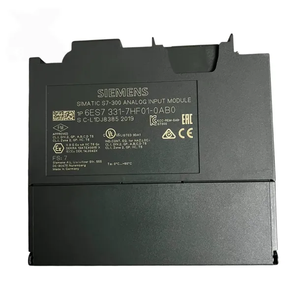 New, genuine Siemens stock: 6ES7331-7HF01-0AB0 SIMATIC S7-300 SM 331 analogue input module for PLCs (Programmable Logic Controllers)