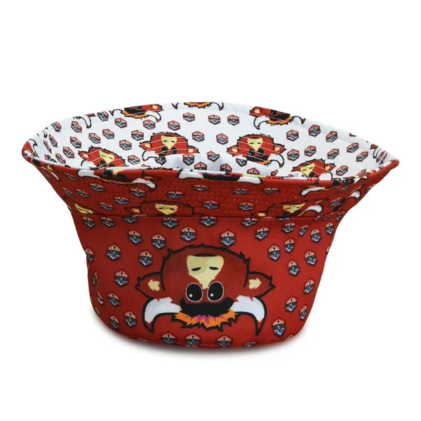 Two Color Full Print Bucket Hat Lightweight Polyester Sun Hat Wide Brim Outdoor Fisherman Cap Custom Printed photo-5