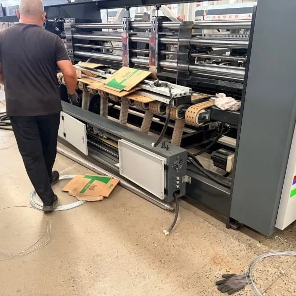 Large Output Horizontal Folder Gluer Stitcher for Industrial Mass Production photo-5