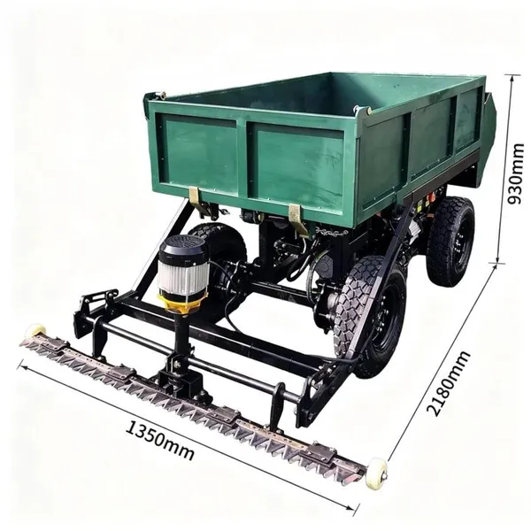 Remote Control Orchard Mower Machine With 60V Brushless Motor for Grass Cutting and Forage Harvesting photo-2