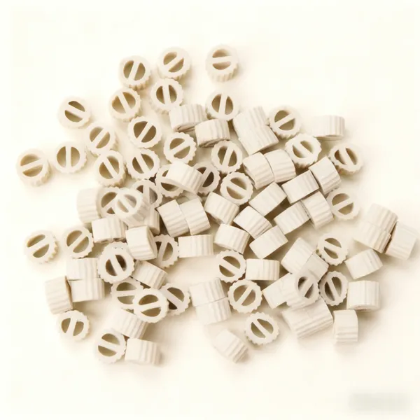 Pingxiang Daier Ceramic Mini Lessing Cross Ring Random Tower Packing for Distillation Absorption and Scrubbing Columns