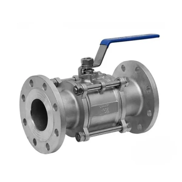 Factory Direct Sales of High-quality Manual Three Piece Stainless Steel Flange Ball Valve photo-3