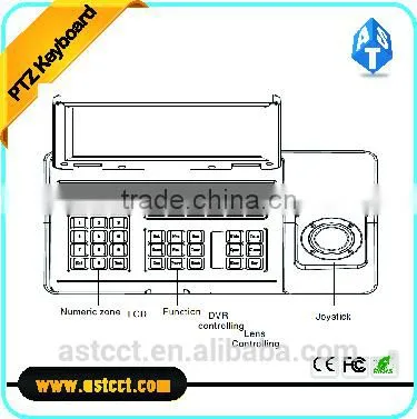 8" TFT-LCD 3D PTZ Keyboard Controller Dispaly With Big Scren Monitor for Speed Dome Quality Choice photo-4