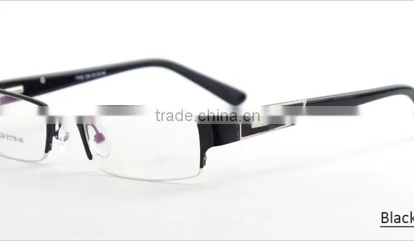 Spring Hinge Semi-rimless New Model Eyewear Frame Glasses photo-5