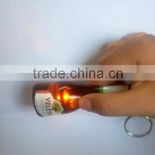 Led Drinking Flashlight for Promotional Items , Champagne of Shaple Projector Keychain,led Logo Projector Keychain photo-3