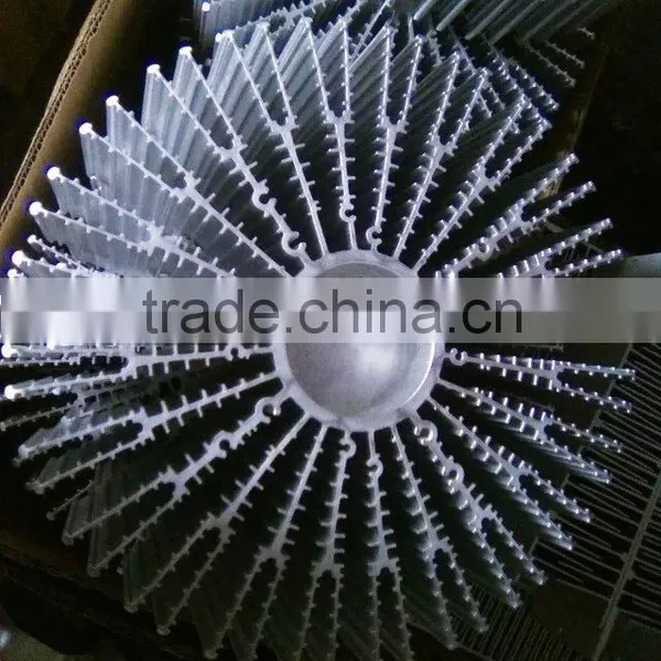 Low Price Big Size Custom Extrusion Aluminium Heatsink (aluminum Heat Sink Enclosure, Industrial Aluminum Profile) photo-3