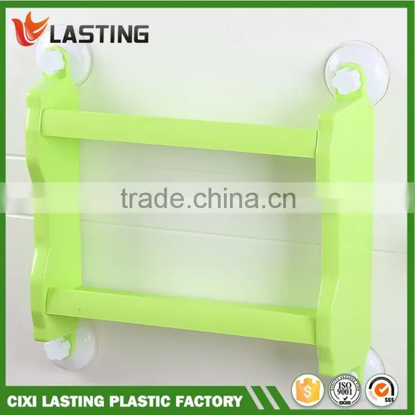 2 Layers Plastic Bathroom Shelf Kitchen Storage Shelf With Super Suction for Bathroom Shelf photo-2