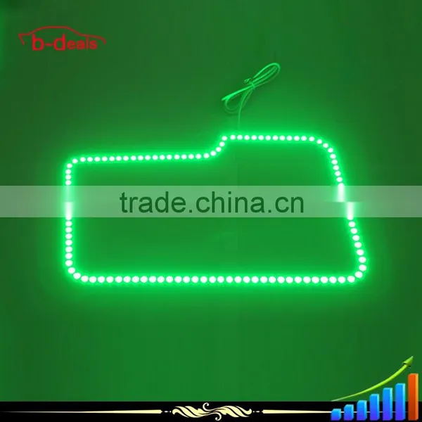B-deals 5050 Square Multi-Color RGB LED Angel Eye Halo Ring Kit for Ford F150 Pickup Trucks photo-5