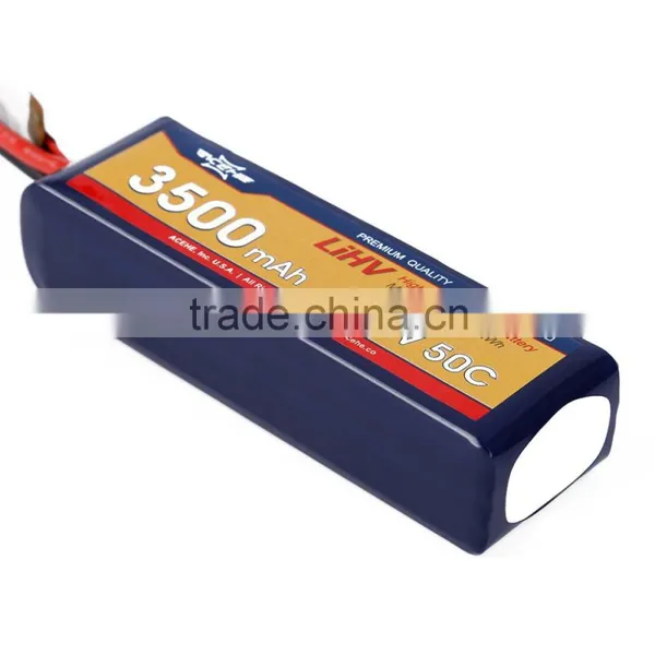 ACEHE 15.2V 3500mAh 50C 4S1P 53.2Wh High Voltage Powerful Rechargeable Lipo Battery photo-2