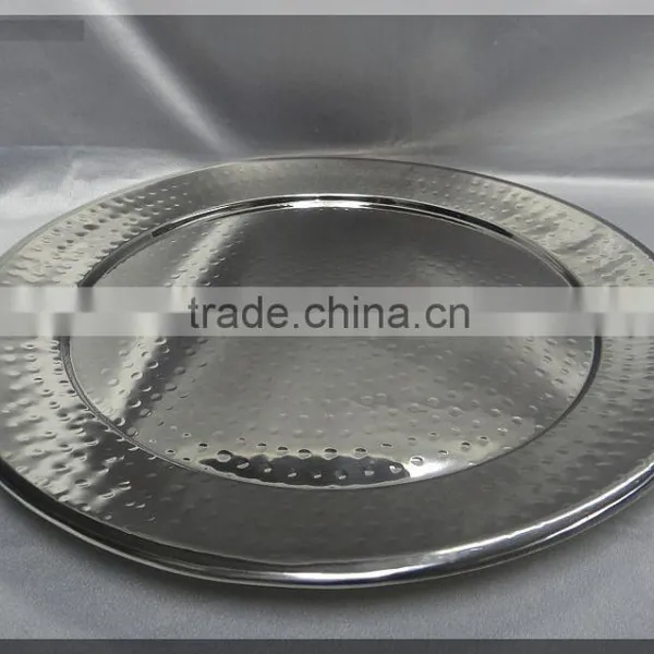 Aluminum Charger Plate, Fancy Metal Charger Plate