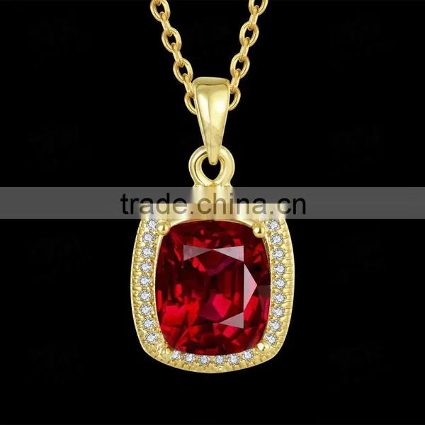 2016 Newest Big Zircon Necklace,gold Plated Necklace,lady Jewelry Necklaces photo-4