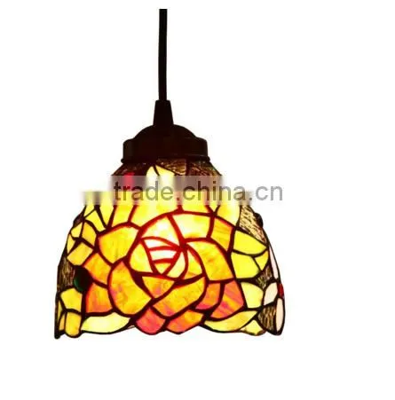 European Classic Tiffany Balcony Small Droplight Stairs Revolving Chandelier Villa the Chandelier photo-2