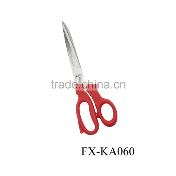 KA060 1 Piece Stainless Steel Scissors in pp Red Color Handle Aksesoris Dapur