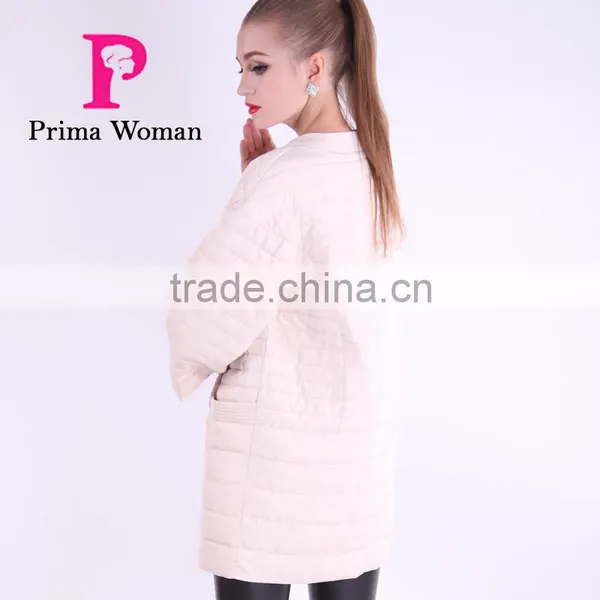Spring New Product 2016 Medium And Long Women Clothes Round Collar Apparel Quality Choice photo-4
