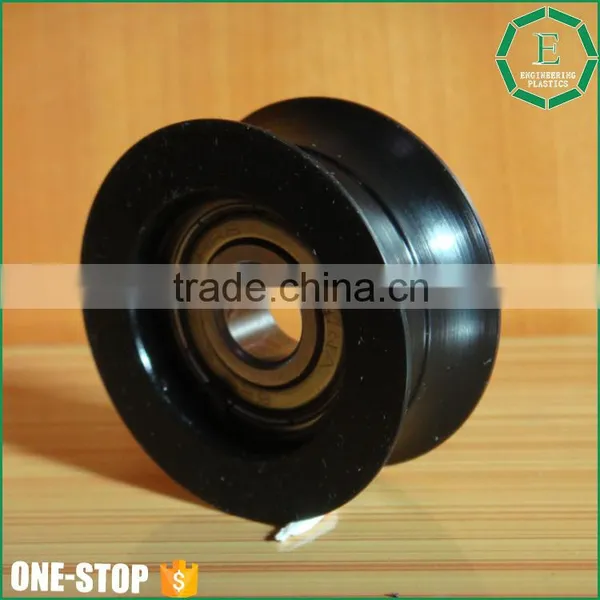 ISO Standard Plastic Factory Sale Injection Conveyor Pulley Wheels Custom Durable Black Big Plastic Pulley Quality Choice photo-2
