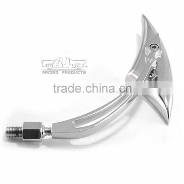 BJ-RM-036 Motorcycle Part Manufacturers Blade Style Universal Black CNC Motorcycle Mirrors for Harley photo-3