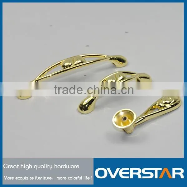 Antique Drawer Pulls and Knobs, Cabinet Drawer Gold Knobs, Kitchen Furniture Metal Handle