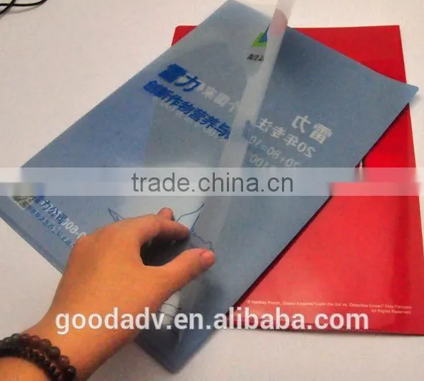 2015 New Arrival Promotional Item Office Stationery Plastic Snap File Folder photo-3