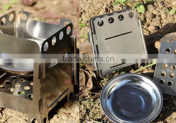 2015 New Arrived Pocket Stainless Steel Wood Camping Stove photo-4
