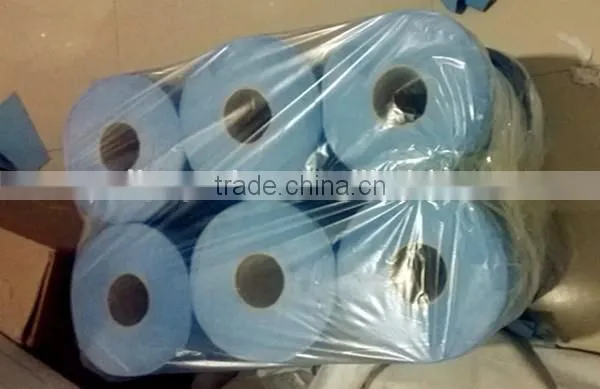 Blue Industry Towel Paper Roll/Blue Hardwound Towel Roll/color Paper Towel photo-3