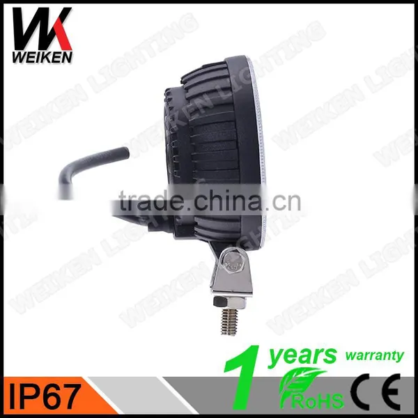 WEIKEN 9W Led Truck Tractor Work Light Ip67 Waterproof 24 Hour Work Light WK-0903 photo-3