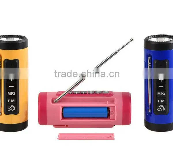 New Mp3 Phone Music Player Laptop Computer PC USB Speaker With Led Flashlight photo-2