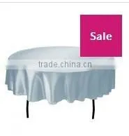 Round Satin Fashion Table Cloth